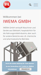 Mobile Screenshot of iwema-gmbh.com